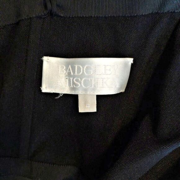 Vintage Y2K Badgley Mischka Gown Strapless Designer Beaded Sheer Wrap Siren 4 - Picture 8 of 15